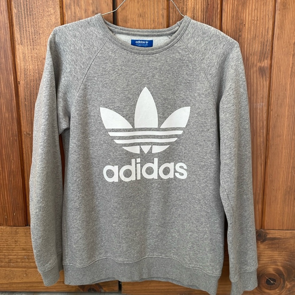 Adidas: Grey Sweatshirt